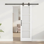 Porta Scorrevole ORKDAL Bianco e Nero 61 x 198,5 cm