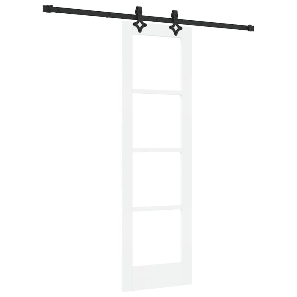 Porta Scorrevole ORKDAL Bianco e Nero 61 x 198,5 cm
