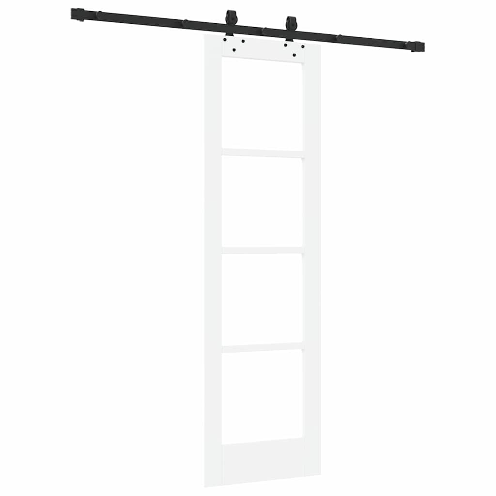 Porta Scorrevole ORKDAL Bianco e Nero 61 x 198,5 cm