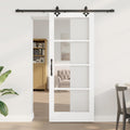 Porta Scorrevole ORKDAL Bianco e Nero 83 x 202 cm