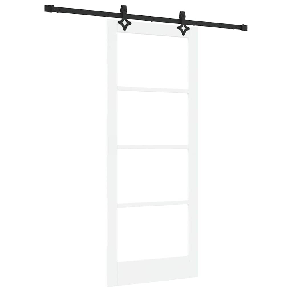 Porta Scorrevole ORKDAL Bianco e Nero 83 x 202 cm