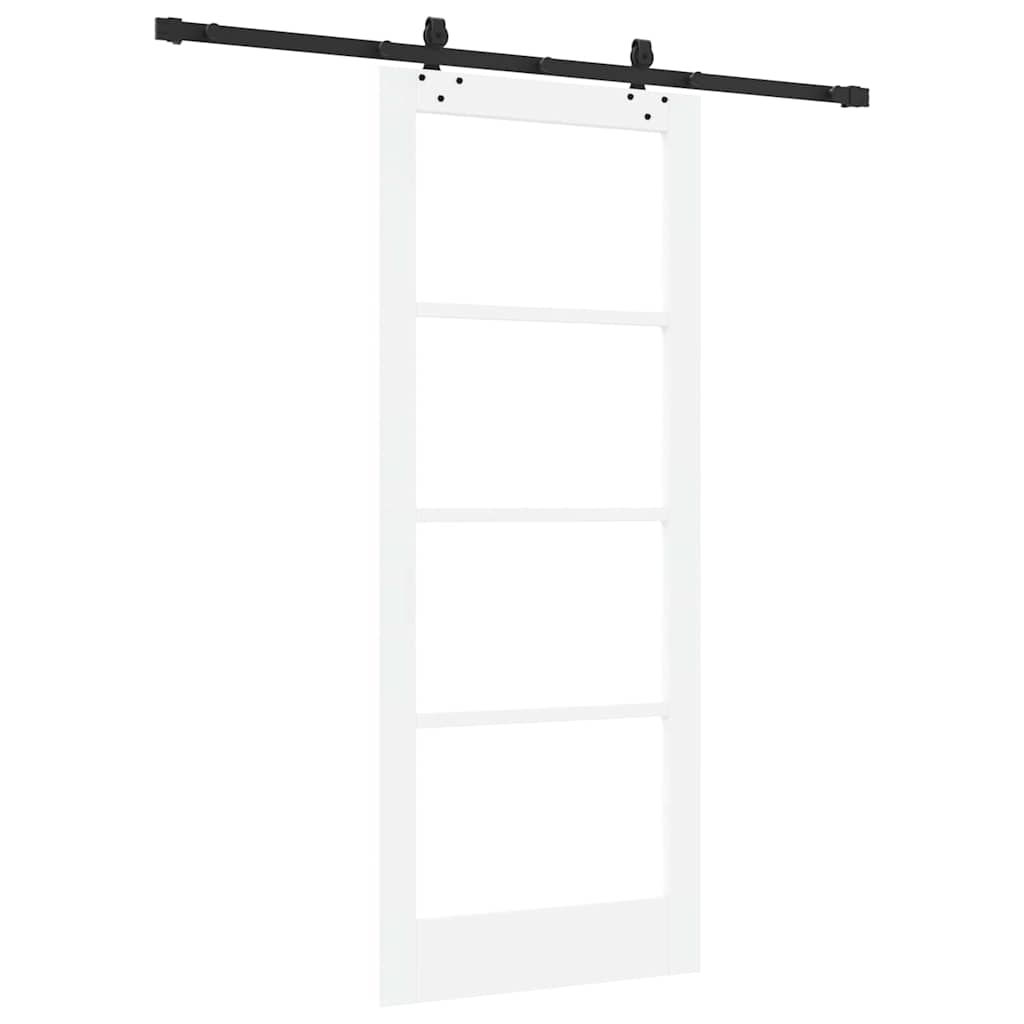 Porta Scorrevole ORKDAL Bianco e Nero 83 x 202 cm