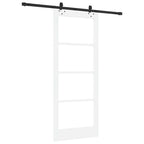 Porta Scorrevole ORKDAL Bianco e Nero 83 x 202 cm