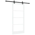 Porta Scorrevole ORKDAL Bianco e Nero 93 x 202 cm