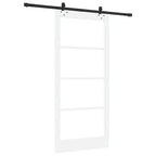 Porta Scorrevole ORKDAL Bianco e Nero 93 x 202 cm
