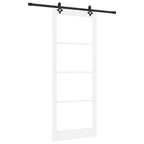 Porta scorrevole ORKDAL bianco e nero 93 x 232 cm