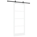 Porta scorrevole ORKDAL bianco e nero 93 x 232 cm
