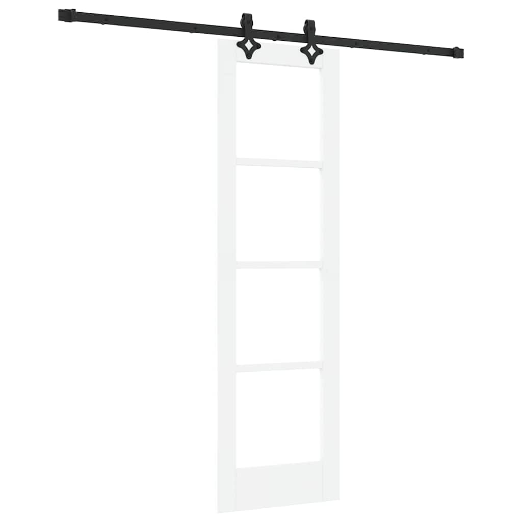 Porta Scorrevole ORKDAL Bianco e Nero 61 x 198,5 cm
