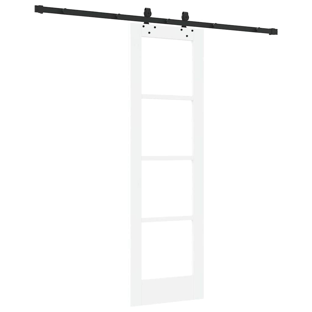 Porta Scorrevole ORKDAL Bianco e Nero 61 x 198,5 cm