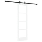 Porta Scorrevole ORKDAL Bianco e Nero 61 x 198,5 cm