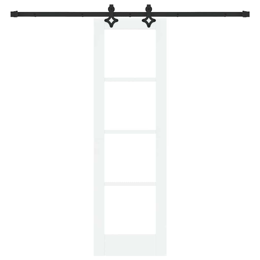 Porta Scorrevole ORKDAL Bianco e Nero 61 x 198,5 cm