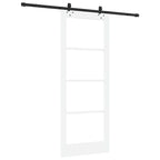Porta scorrevole ORKDAL bianco e nero 83 x 211 cm