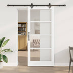 Porta Scorrevole ORKDAL Bianco e Nero 93 x 211 cm