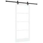 Porta Scorrevole ORKDAL Bianco e Nero 93 x 211 cm