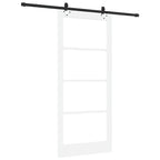 Porta Scorrevole ORKDAL Bianco e Nero 93 x 211 cm