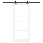 Porta Scorrevole ORKDAL Bianco e Nero 93 x 211 cm