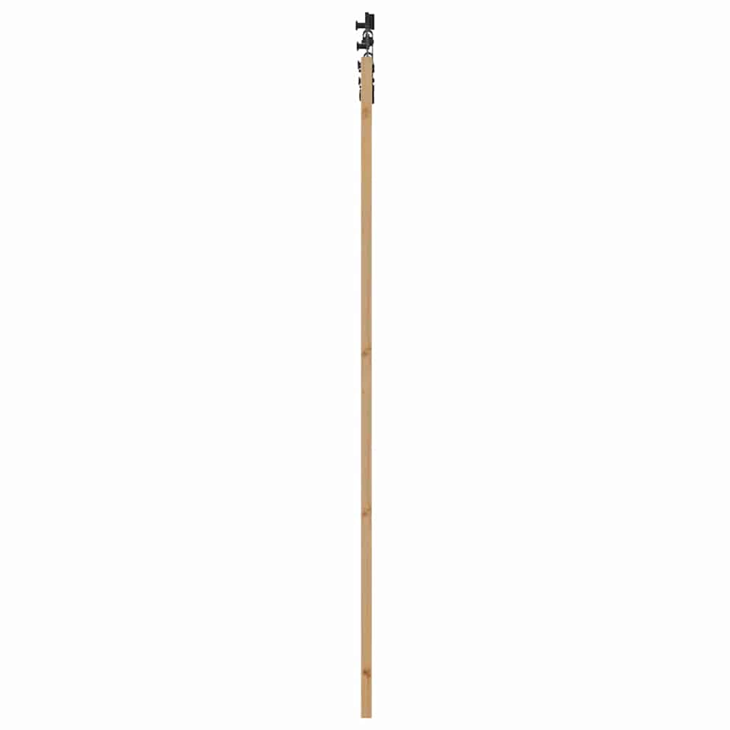 Porta scorrevole ORKDAL Naturale e Nero 93 x 232 cm