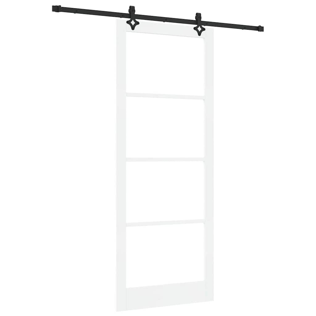 Porta Scorrevole ORKDAL Bianco e Nero 93 x 232 cm