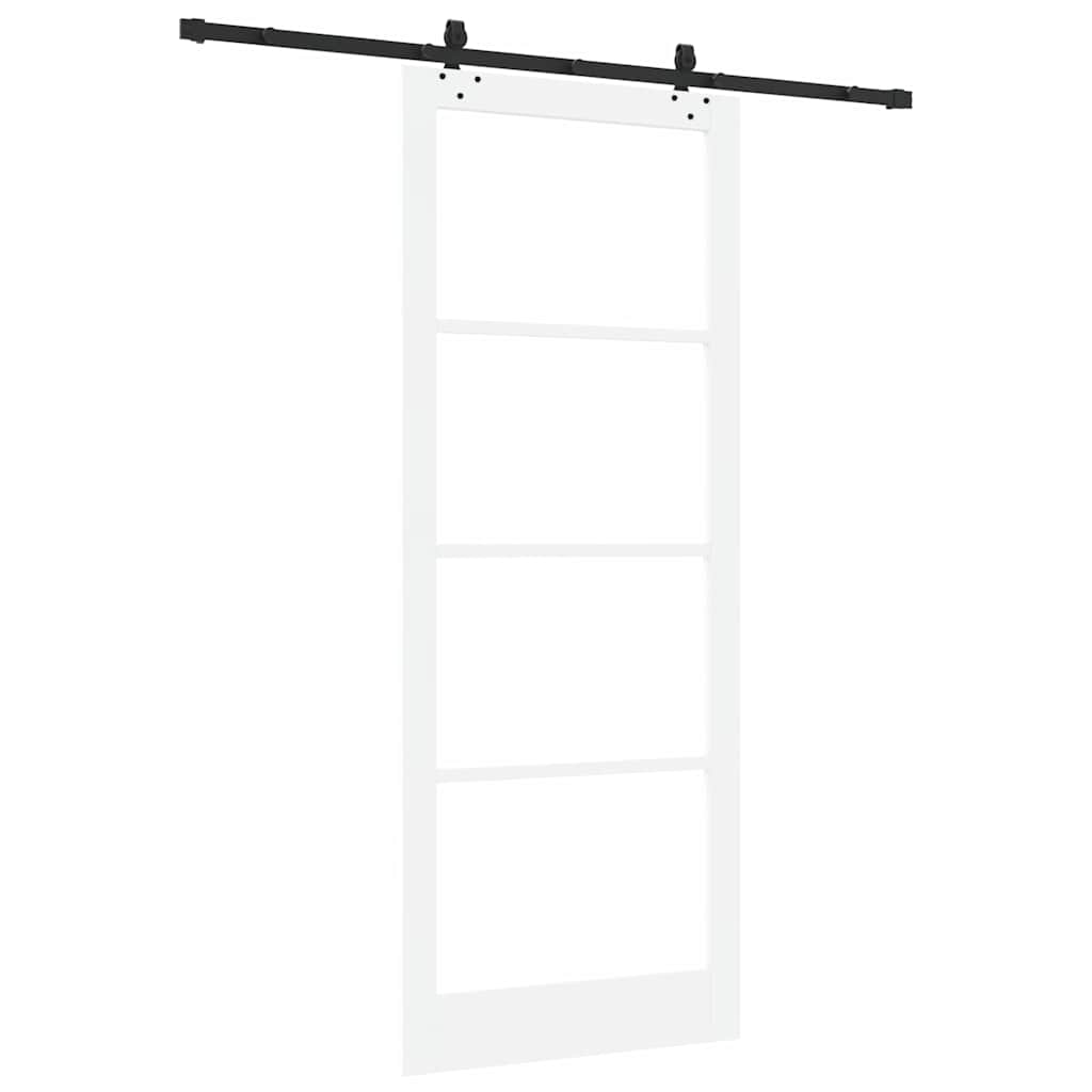 Porta Scorrevole ORKDAL Bianco e Nero 93 x 232 cm