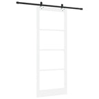 Porta Scorrevole ORKDAL Bianco e Nero 93 x 232 cm