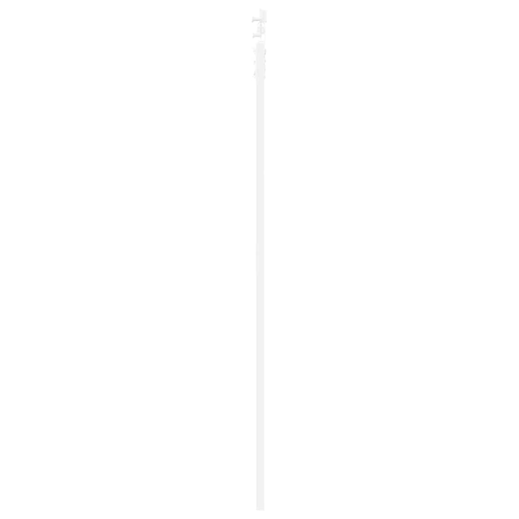 Porta scorrevole in legno massello di pino e vetro bianco 83 x 211 cm