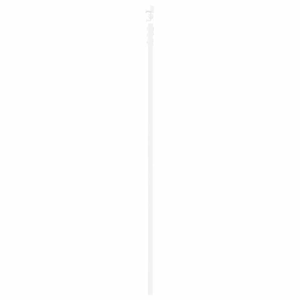 Porta Scorrevole Bianco 93 x 211 cm - Legno Massello Pino e Vetro