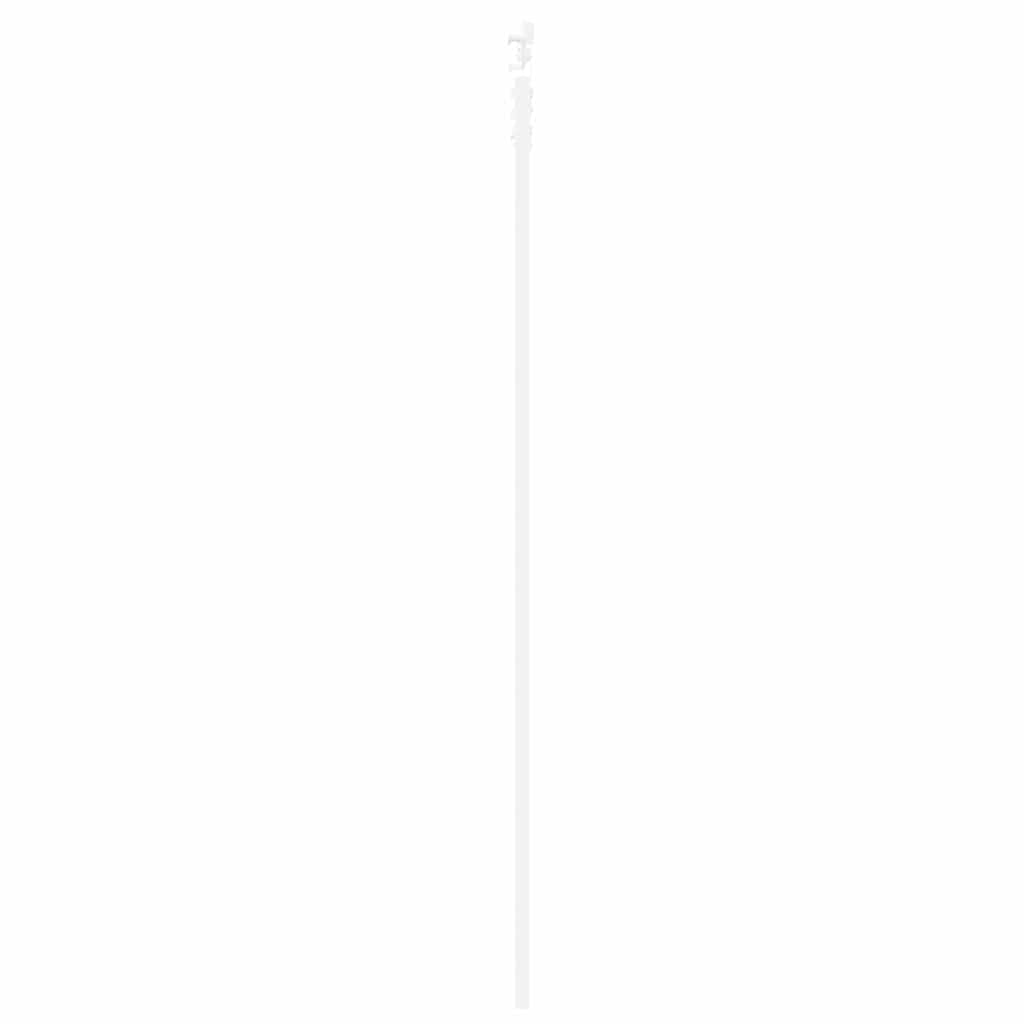 Porta scorrevole bianca 93 x 232 cm legno massello pino e vetro