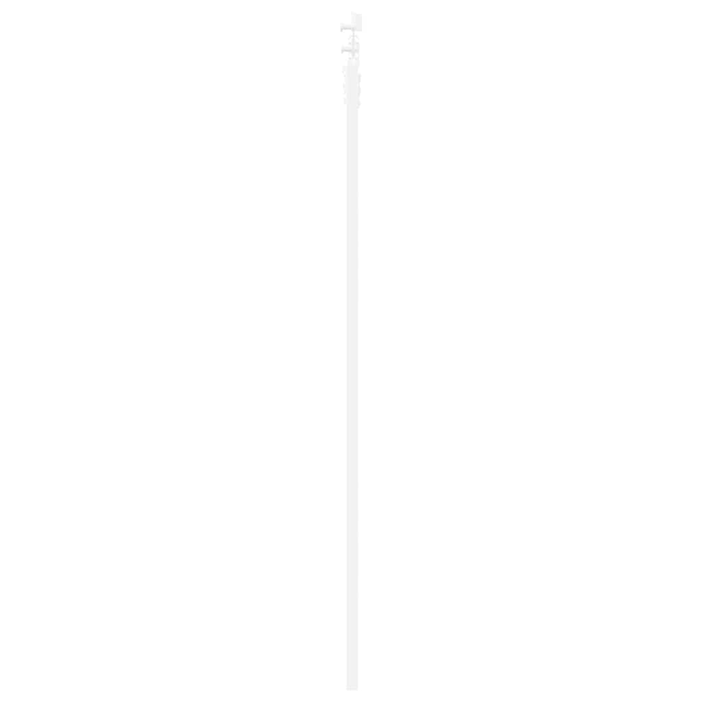 Porta Scorrevole Bianco 61 x 198,5 cm Legno Massello Pino e Vetro