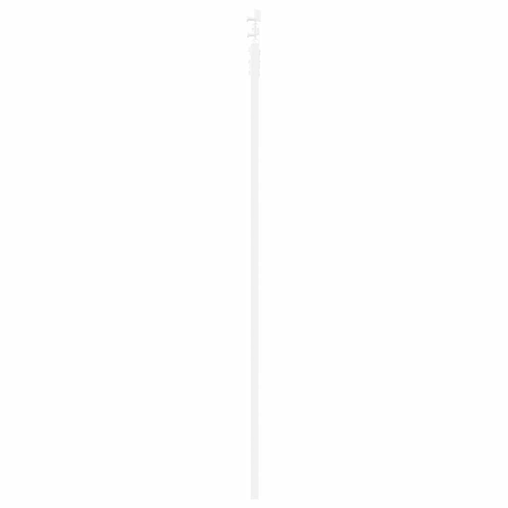Porta scorrevole in legno massello bianco 83 x 211 cm
