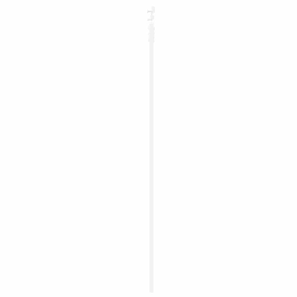 Porta scorrevole in legno massello e vetro bianca 93 x 232 cm