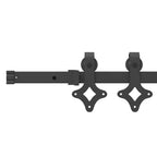 Porta Scorrevole Bianco 61 x 198,5 cm - Legno Massello Pino e Vetro