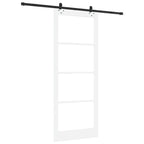Porta Scorrevole Bianco 93 x 232 cm con Set di Ferramenta