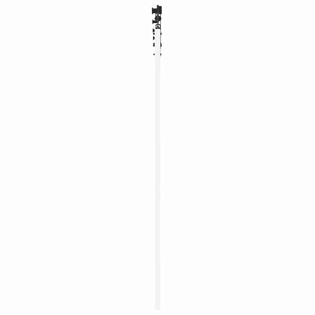 Porta Scorrevole Bianco 61 x 198,5 cm - Legno Massello di Pino e Vetro