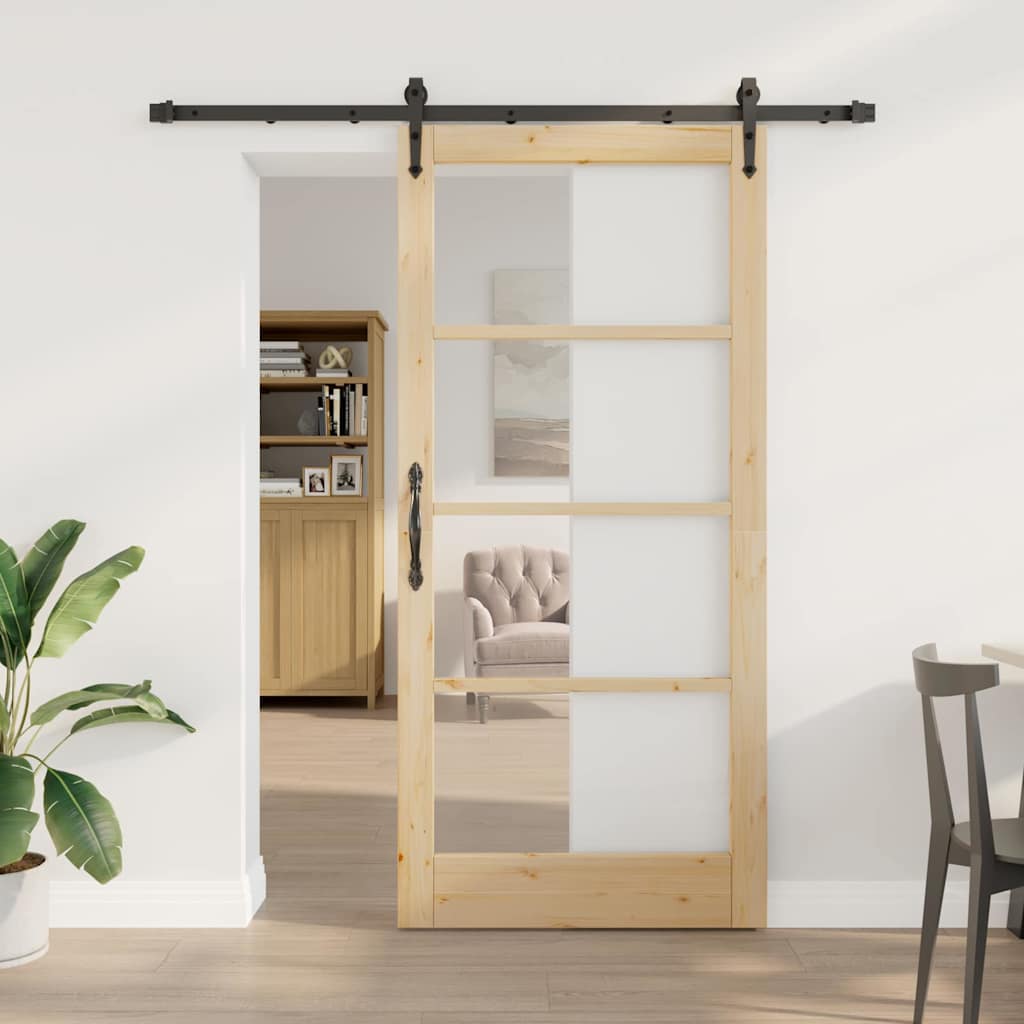 Porta Scorrevole Naturale 93 x 202 cm