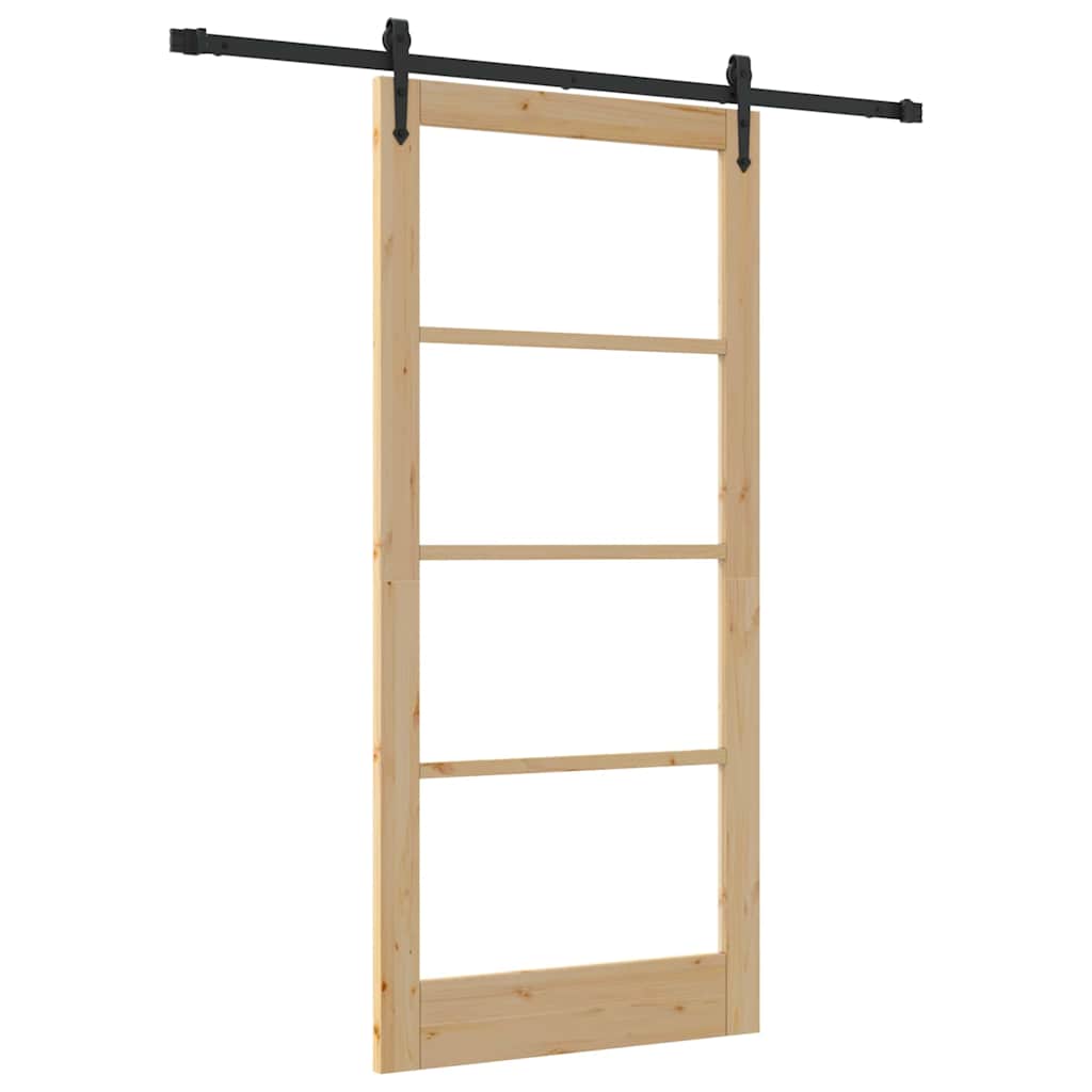 Porta Scorrevole Naturale 93 x 202 cm