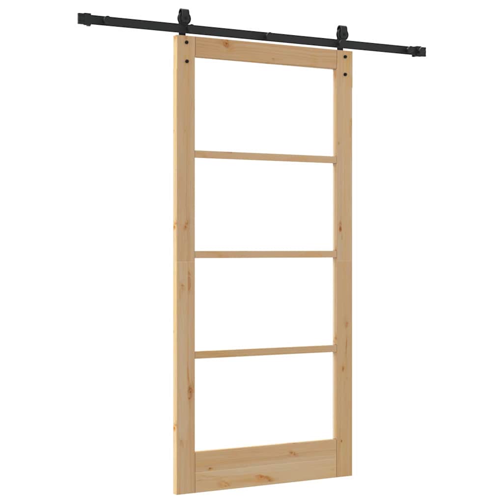 Porta Scorrevole Naturale 93 x 202 cm