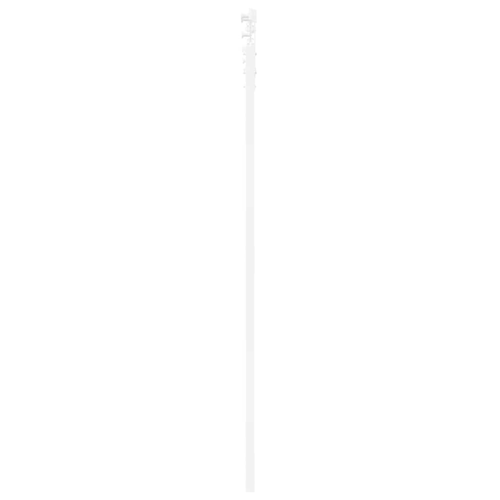 Porta Scorrevole Bianco 61 x 198,5 cm Legno Pino e Vetro