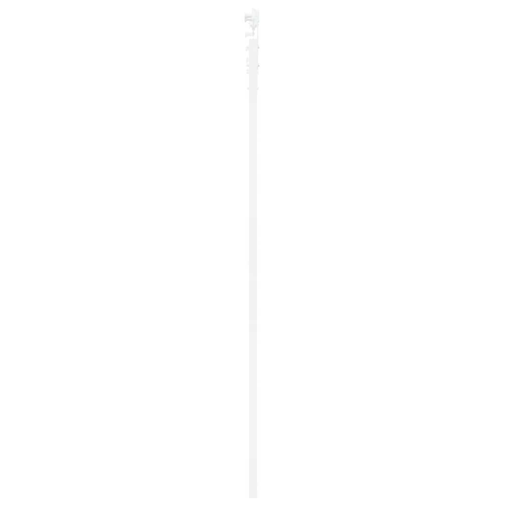Porta Scorrevole Bianco 93 x 211 cm in Legno Massello di Pino e Vetro