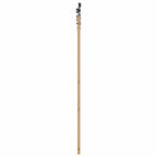 Porta Scorrevole Naturale e Nero Legno Massello Pino e Vetro 61 x 198,5 cm