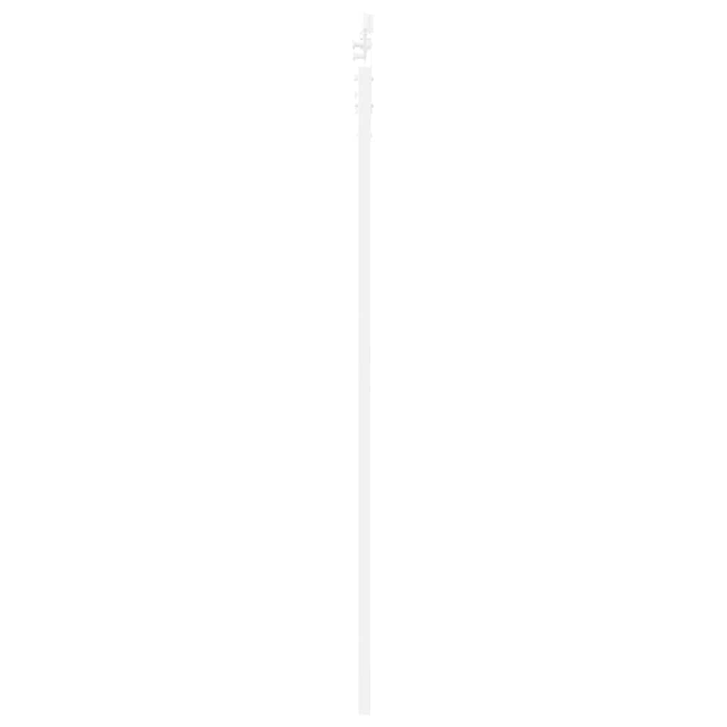 Porta Scorrevole Bianco 83 x 202 cm - Legno Massello di Pino e Vetro