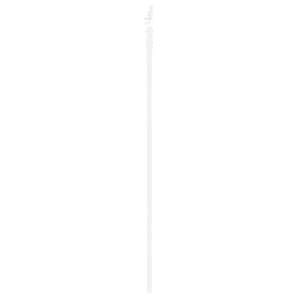 Porta Scorrevole Bianco 93 x 202 cm Legno Massello Pino e Vetro