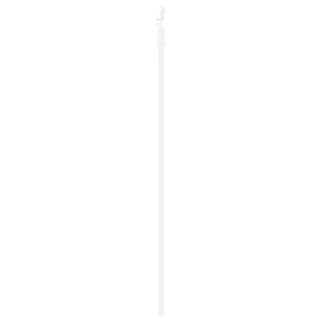 Porta Scorrevole Bianco 93 x 211 cm Legno Massello Pino e Vetro