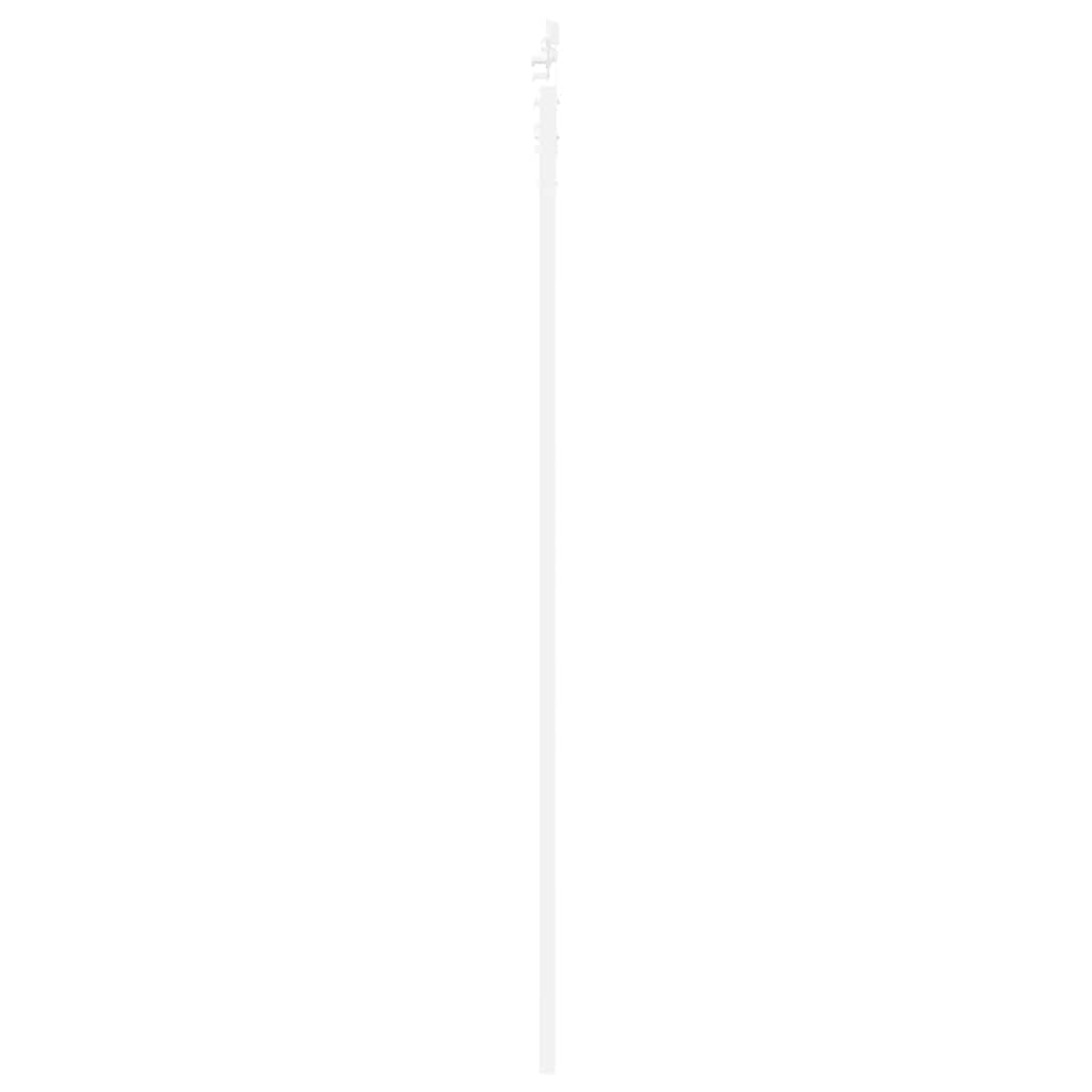 Porta Scorrevole Bianco 93 x 232 cm - Legno Massello Pino e Vetro