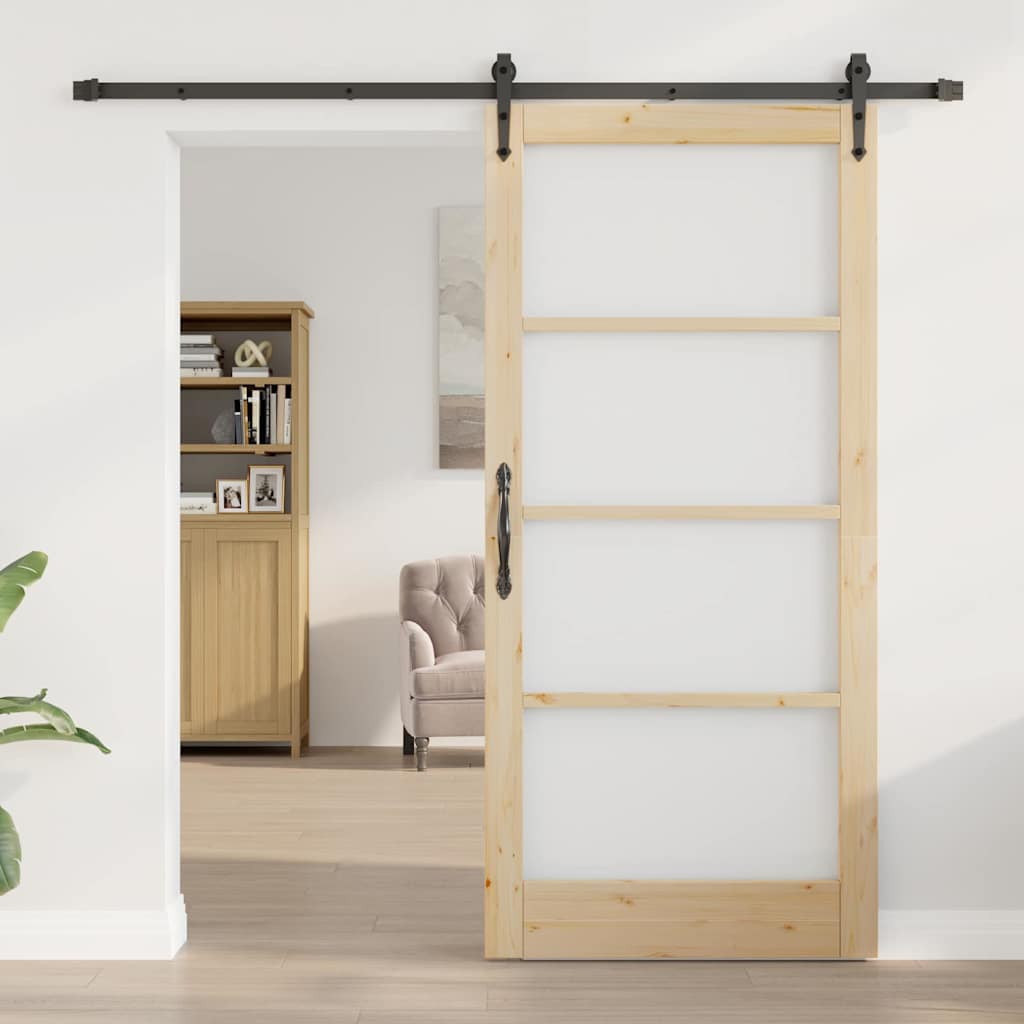 Porta scorrevole ORKDAL Naturale 93 x 202 cm