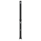 Doccia Solare da Esterno Nero 217 cm PVC e Alluminio