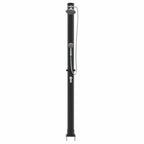Doccia Solare da Esterno Nero 217 cm in PVC e Alluminio