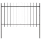 Recinzione per Giardino 2 pezzi Grigio 340 x 150 cm