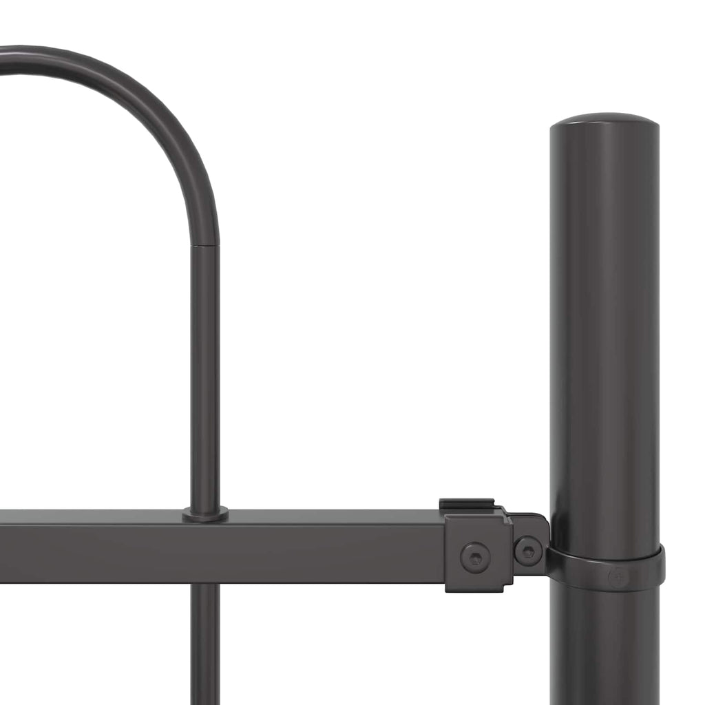 Recinzione da Giardino in Acciaio Grigio 3,4 x 0,6 m - 2 Pezzi