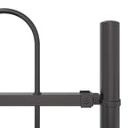 Recinzione da Giardino in Acciaio Grigio 3,4 x 0,6 m - 2 Pezzi