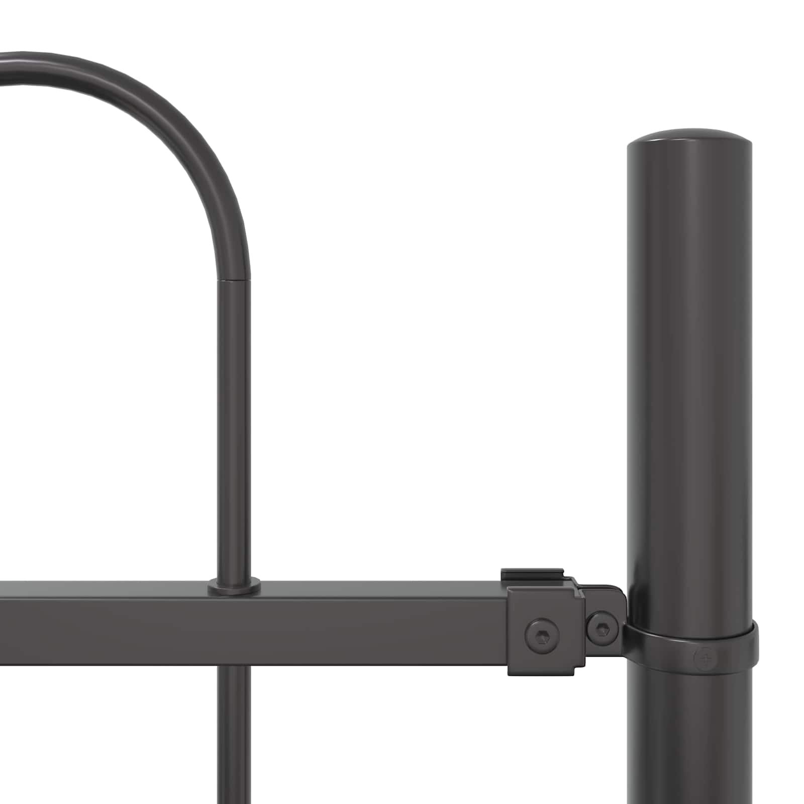 Recinzione da Giardino in Acciaio Grigio 3,4 x 0,6 m - 2 Pezzi